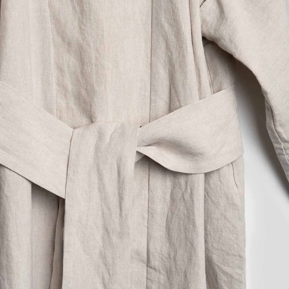 Kimono lniane oatmeal stonewash take a NAP