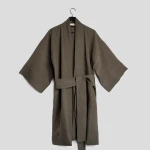 Kimono lniane olive stonewash take a NAP