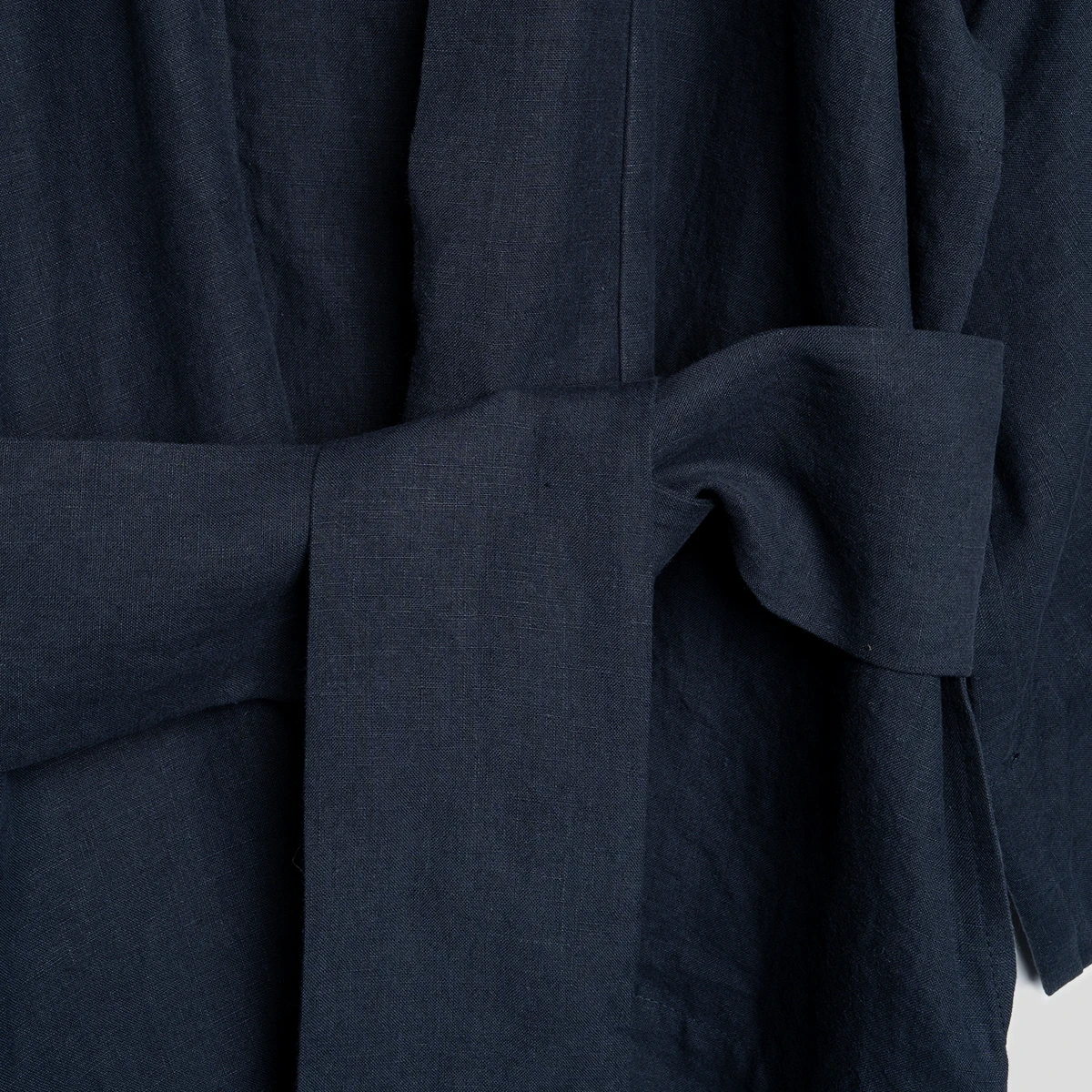 Kimono krótkie lniane navy stonewash take a NAP