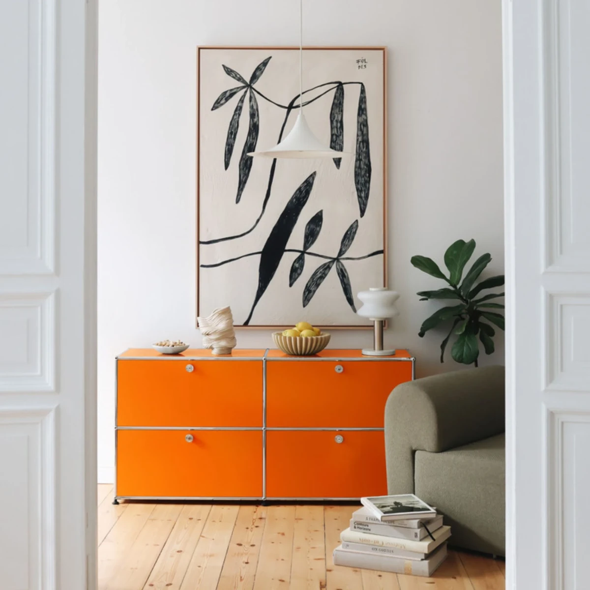 Kredens Haller Pure Orange USM
