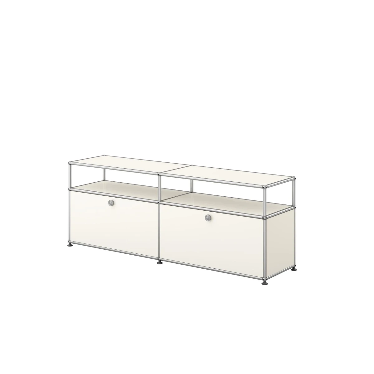 Kredens niski Haller Pure White USM