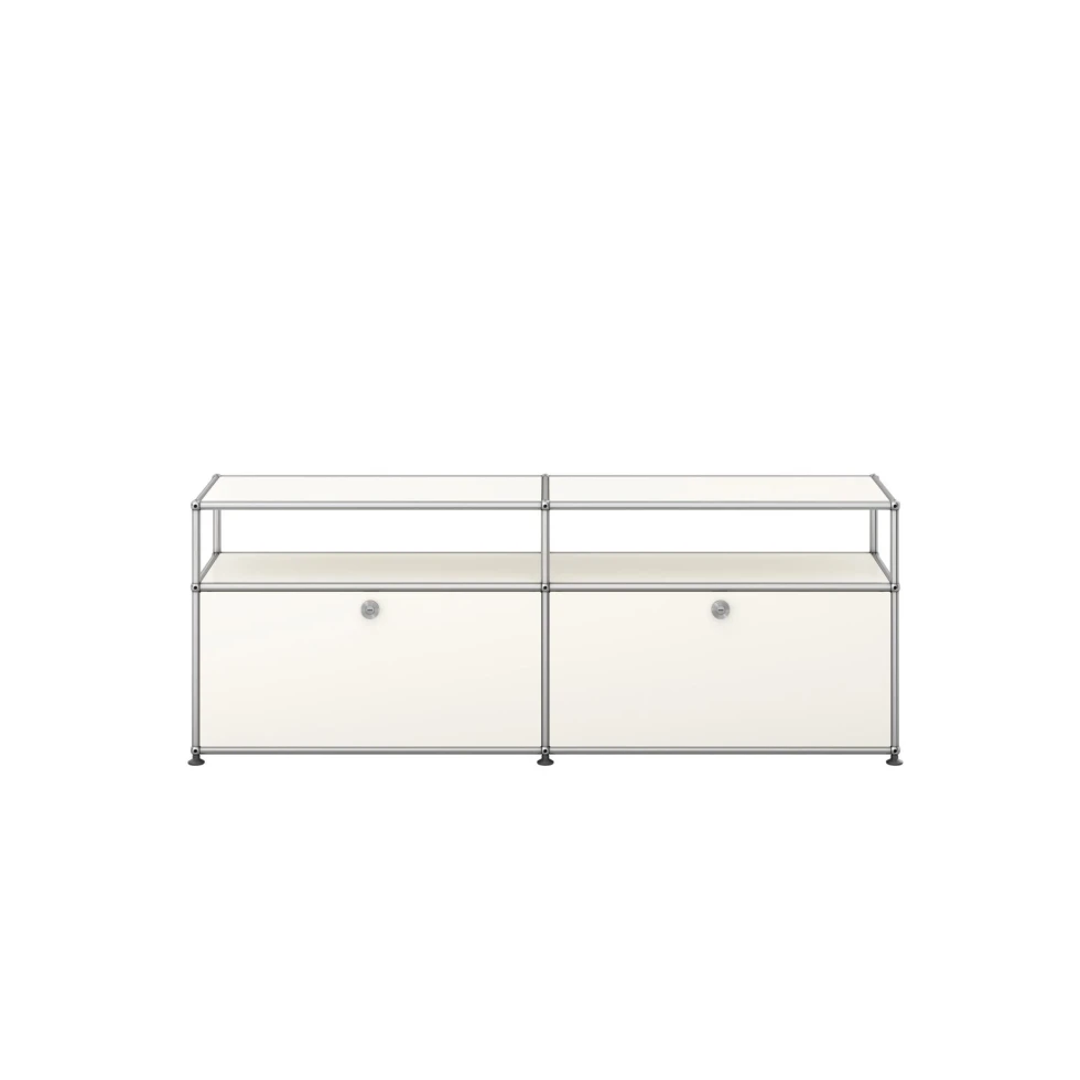Kredens niski Haller Pure White USM