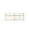 Kredens niski Haller Pure White USM