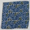 Apaszka jedwabna Mini Plumeria Marine Navy Les Belles Vagabondes