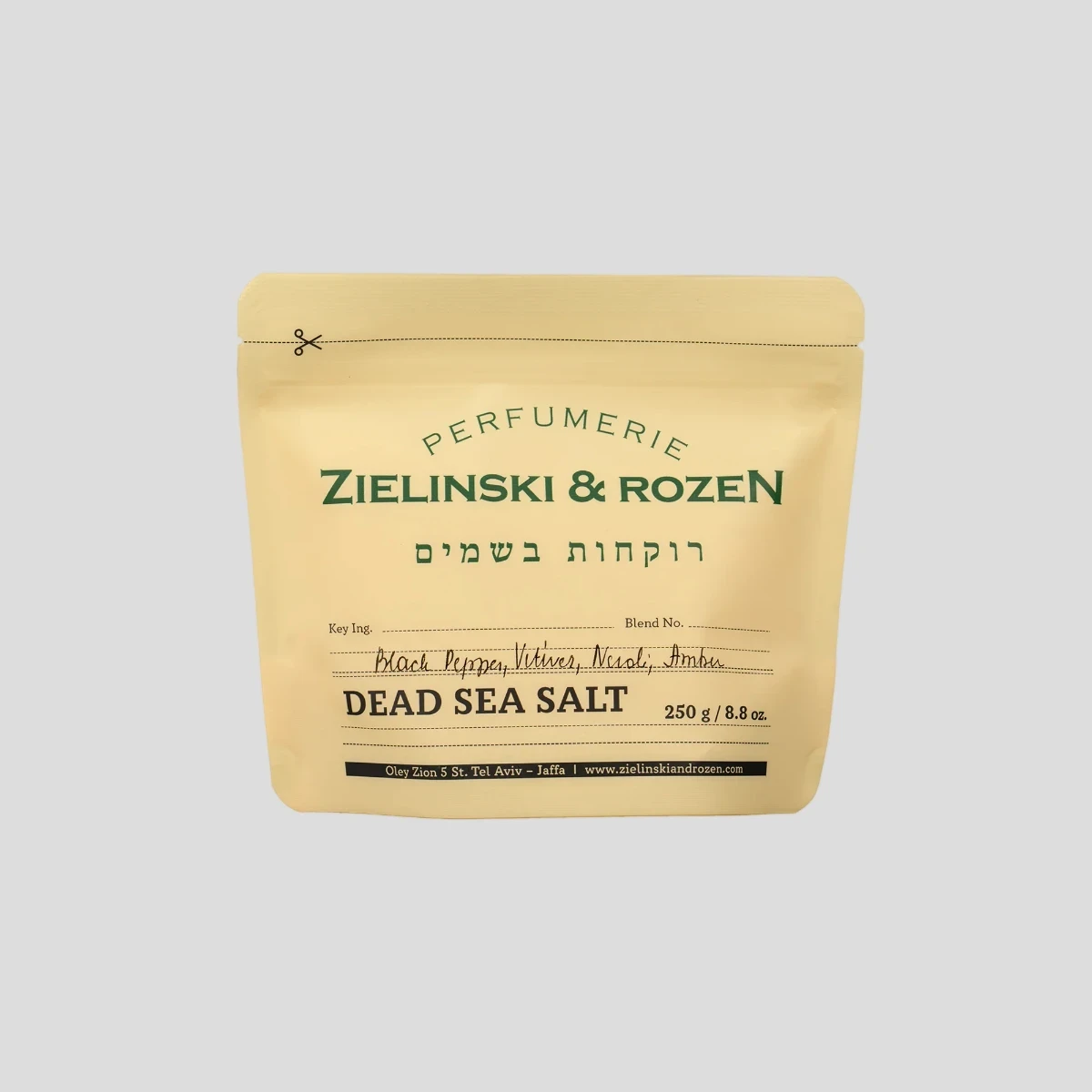 Sól do kąpieli 250g Black Pepper, Vetiver, Neroli, Amber Zielinski & Rozen