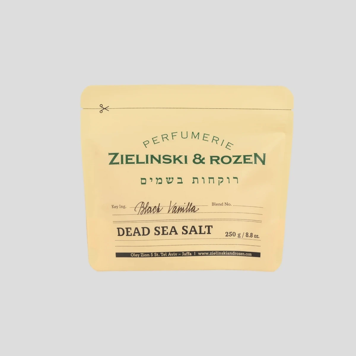 Sól do kąpieli 250g Black Vanilla Zielinski & Rozen