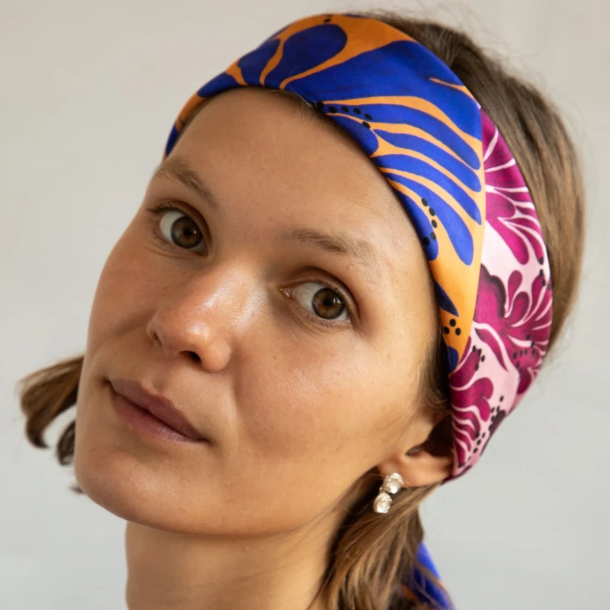 Apaszka jedwabna Beet Red Kaaskas