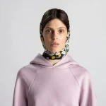 Apaszka jedwabna Caviar Black Kaaskas
