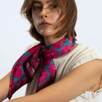 Apaszka jedwabna Bossy Pink Kaaskas
