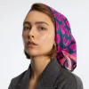 Apaszka jedwabna Hot Pink Kaaskas