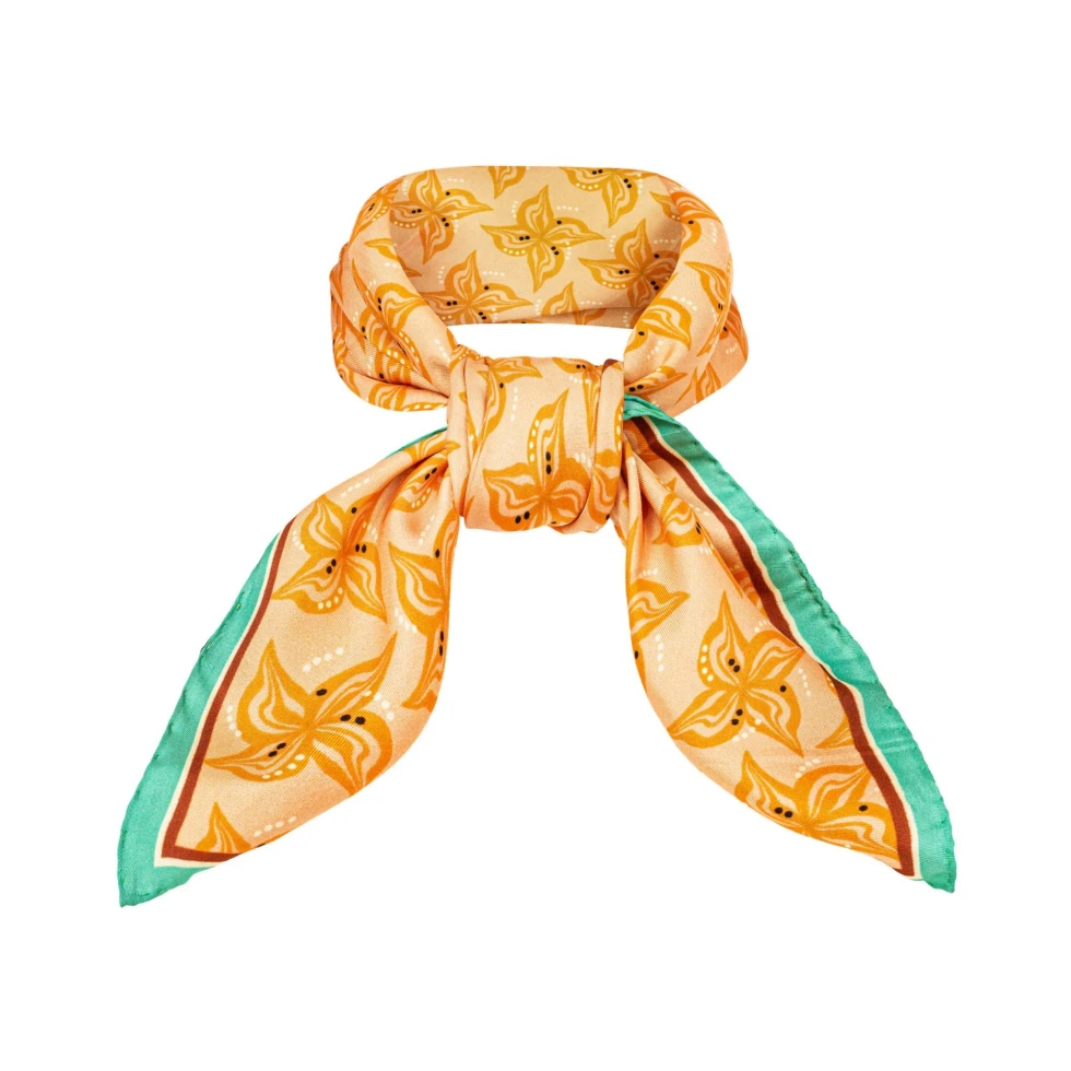 Apaszka jedwabna Ginger Orange Kaaskas