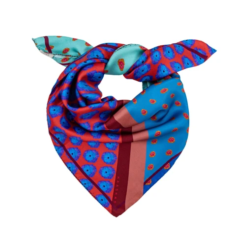 Apaszka jedwabna Poppy Red Kaaskas