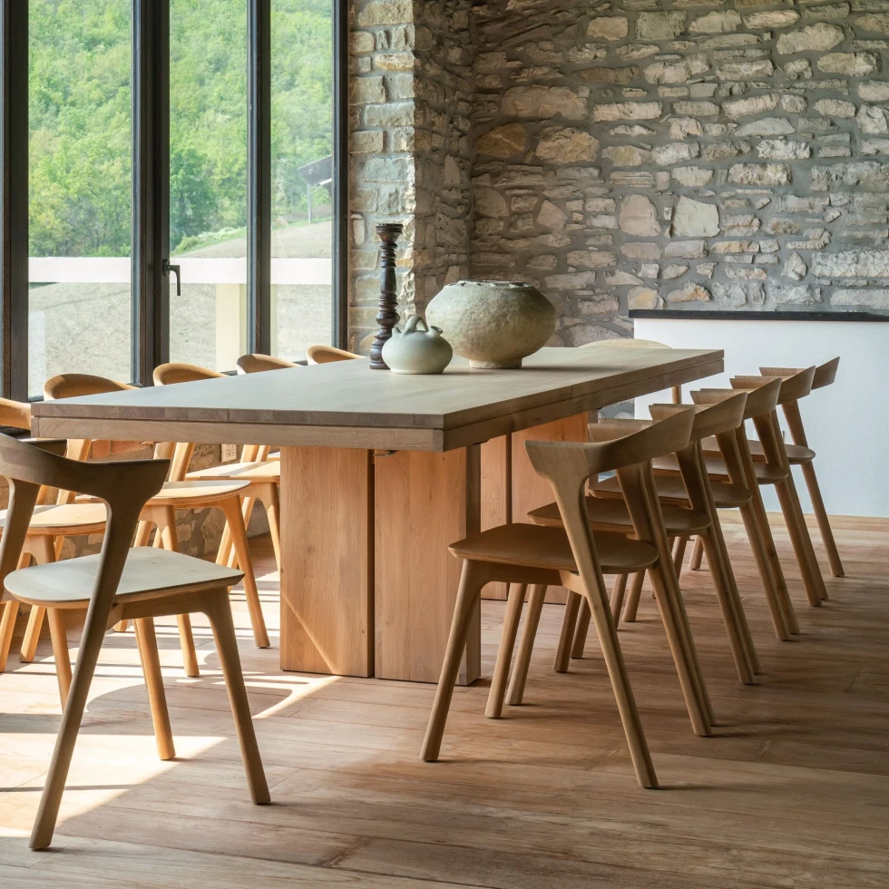 Stół rozkładany dębowy