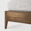 Łóżko z drewna tekowego Spindle Ethnicraft