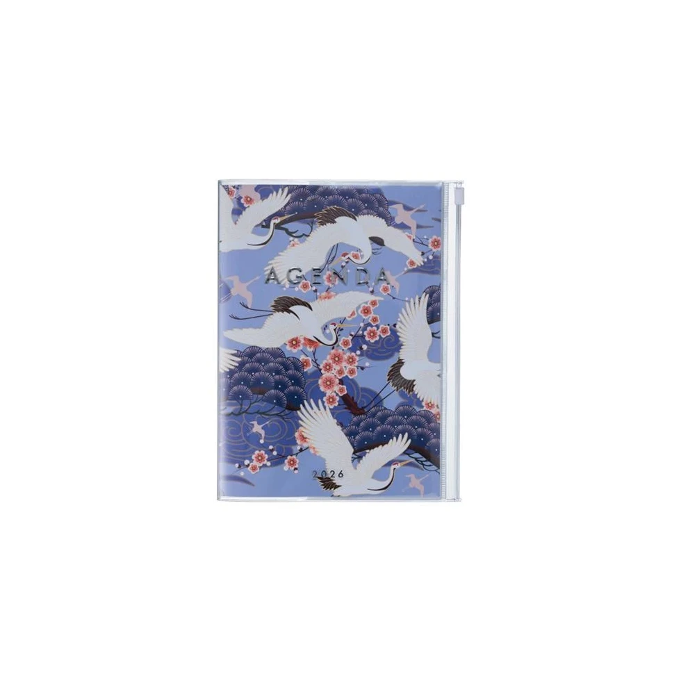 Planer 2026 A5 Japan/ Purple Birds Mark's Europe