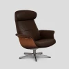 Fotel Timeout obrotowy z pamięcią Jesolo Testa Moro Walnut Conform