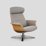 Fotel Timeout obrotowy z pamięcią Sheford Light Grey Oak Conform
