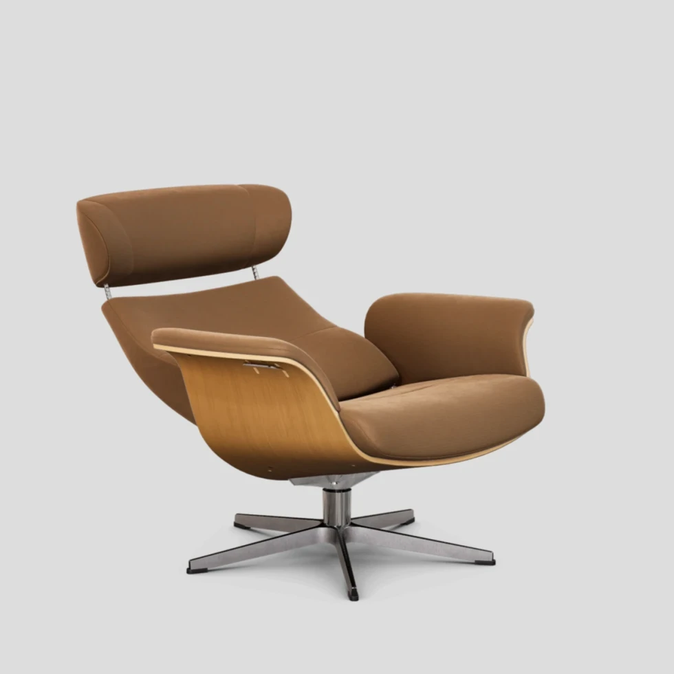 Fotel Timeout obrotowy z pamięcią Eros Earth Oak Conform