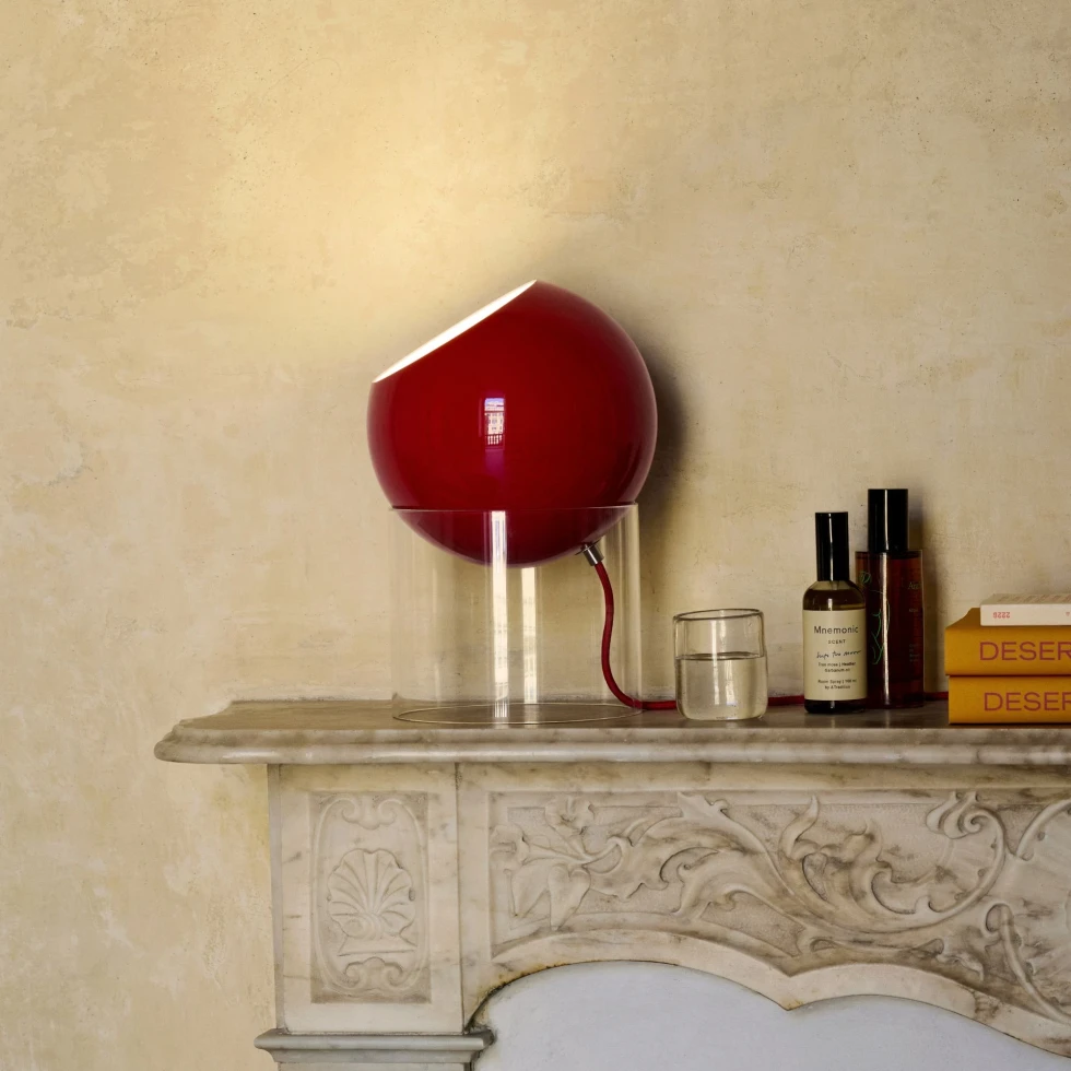 Lampa stołowa Topan VP13 Vermilion Red &Tradition