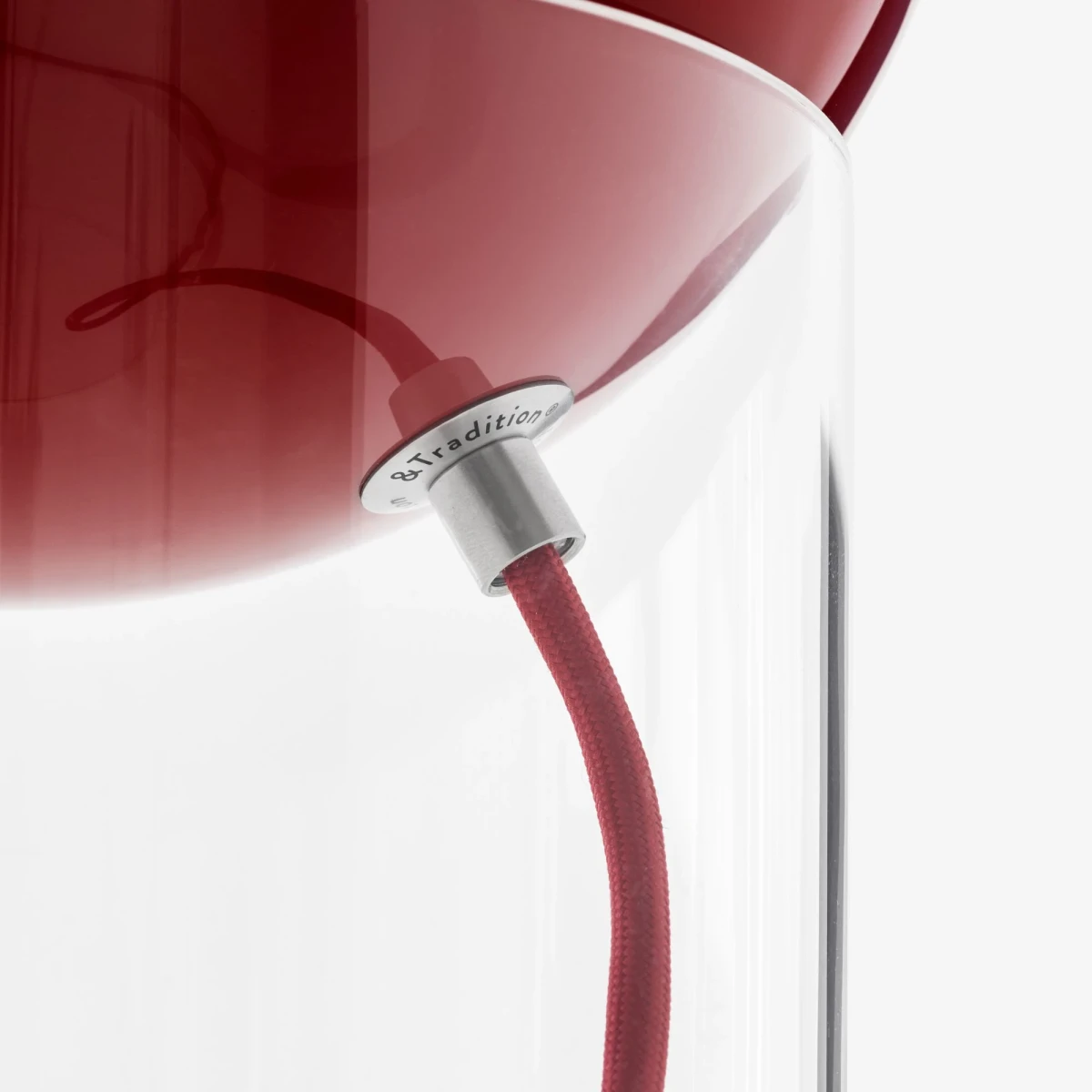 Lampa stołowa Topan VP13 Vermilion Red &Tradition