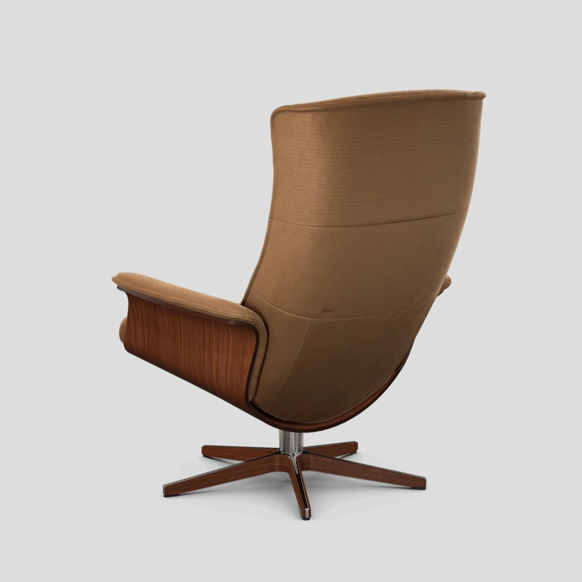 Fotel Prime Quattro obrotowy z pamięcią Eros Earth Walnut Conform