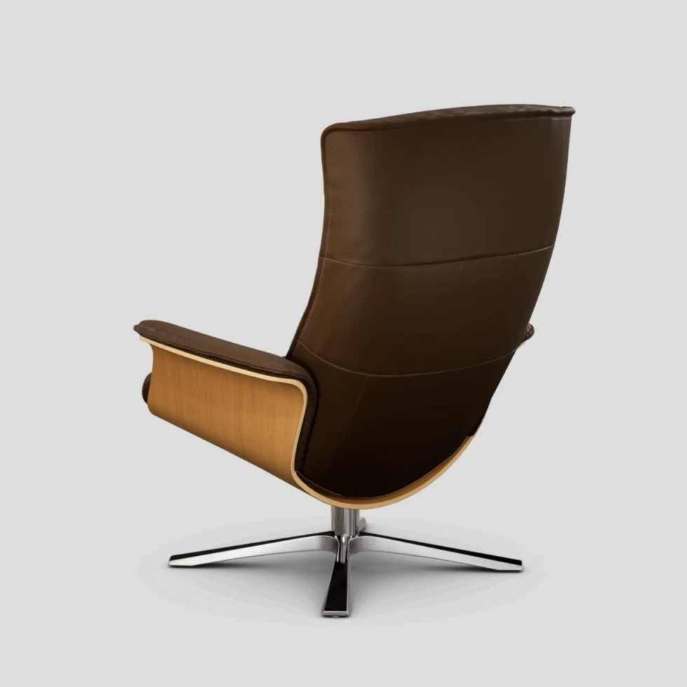 Fotel Prime Quattro obrotowy z pamięcią Fantasy Brown Oak Conform