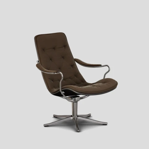 Fotel Bravo Low z pamięcią Evita Coffe Conform