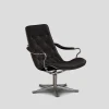 Fotel Bravo Low z pamięcią Jesolo Nero Conform
