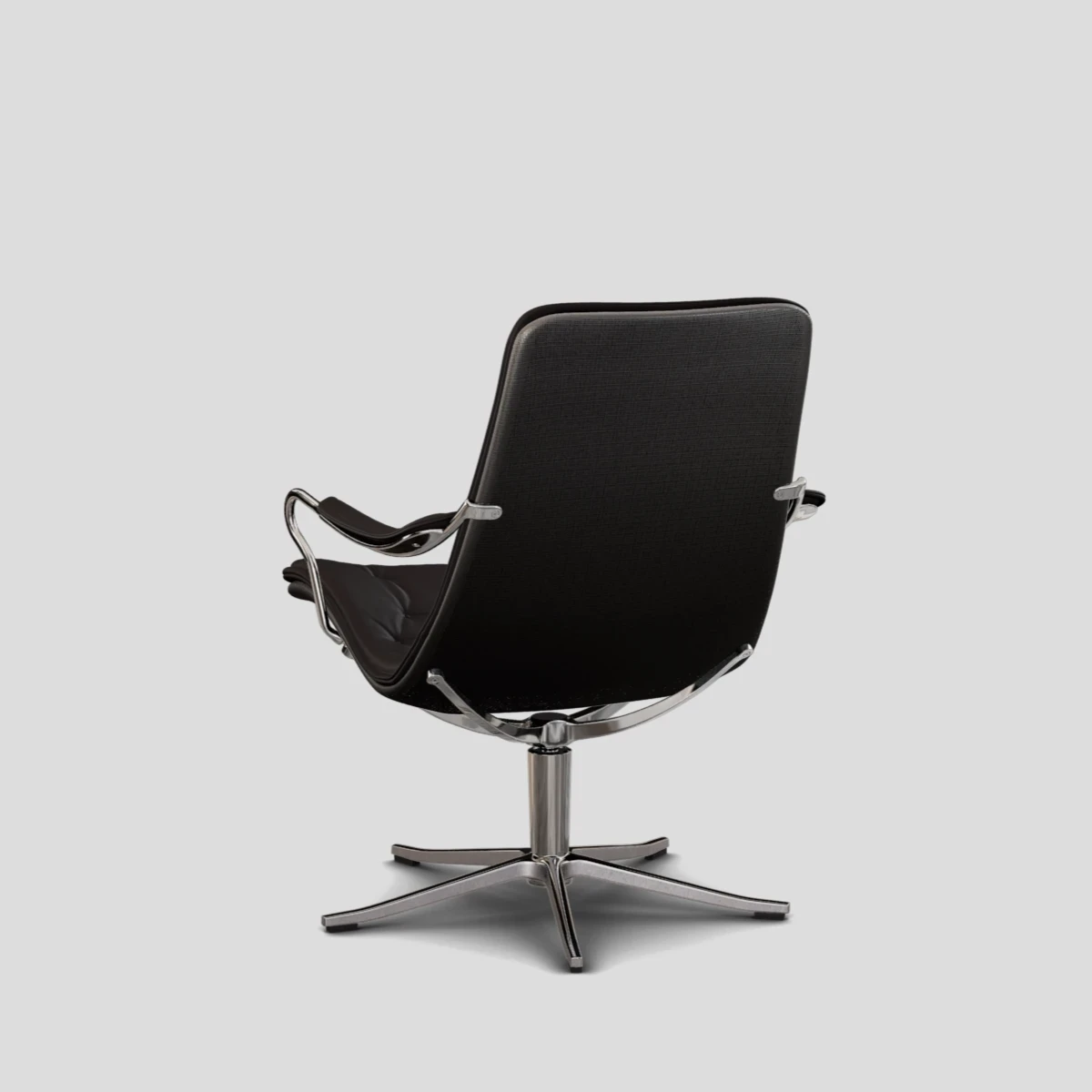 Fotel Bravo Low z pamięcią Jesolo Nero Conform