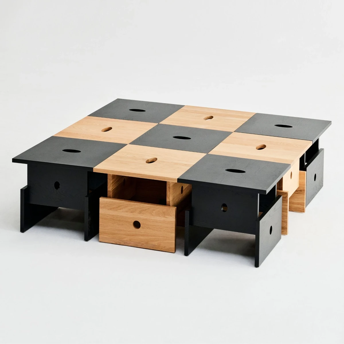 Stolik kawowy Wood Box dąb olejowany HAY