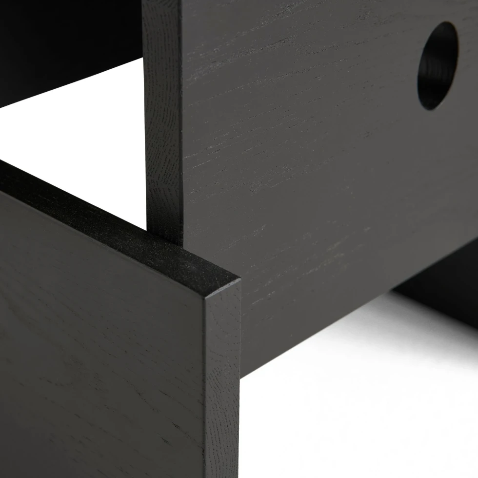 Stolik kawowy Wood Box dąb czarny HAY