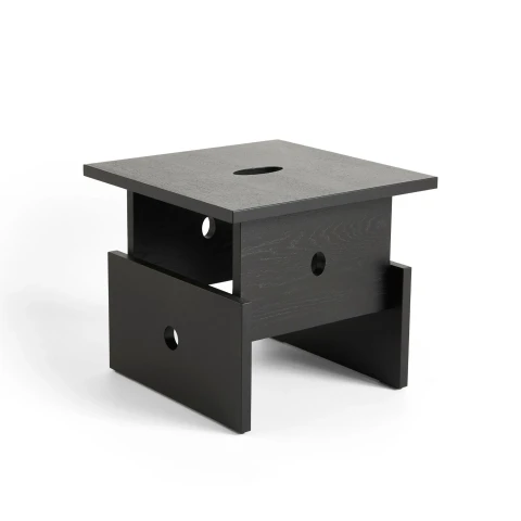 Stolik kawowy Wood Box dąb czarny HAY