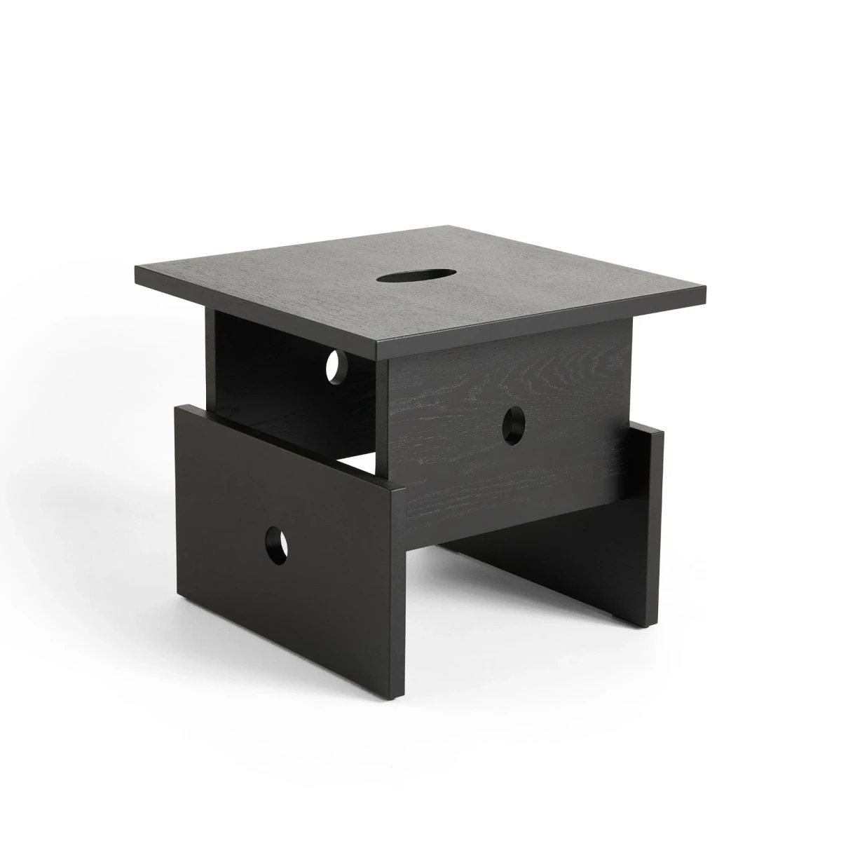 Stolik kawowy Wood Box dąb czarny HAY