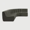 Moduł narożny zaokrąglony sofa N701 Moss Eco Ethnicraft