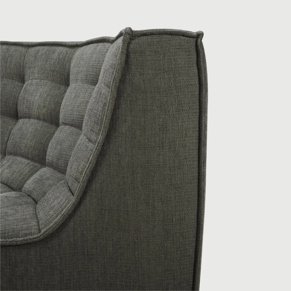 Moduł narożny zaokrąglony sofa N701 Moss Eco Ethnicraft