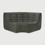 Moduł narożny zaokrąglony sofa N701 Moss Eco Ethnicraft