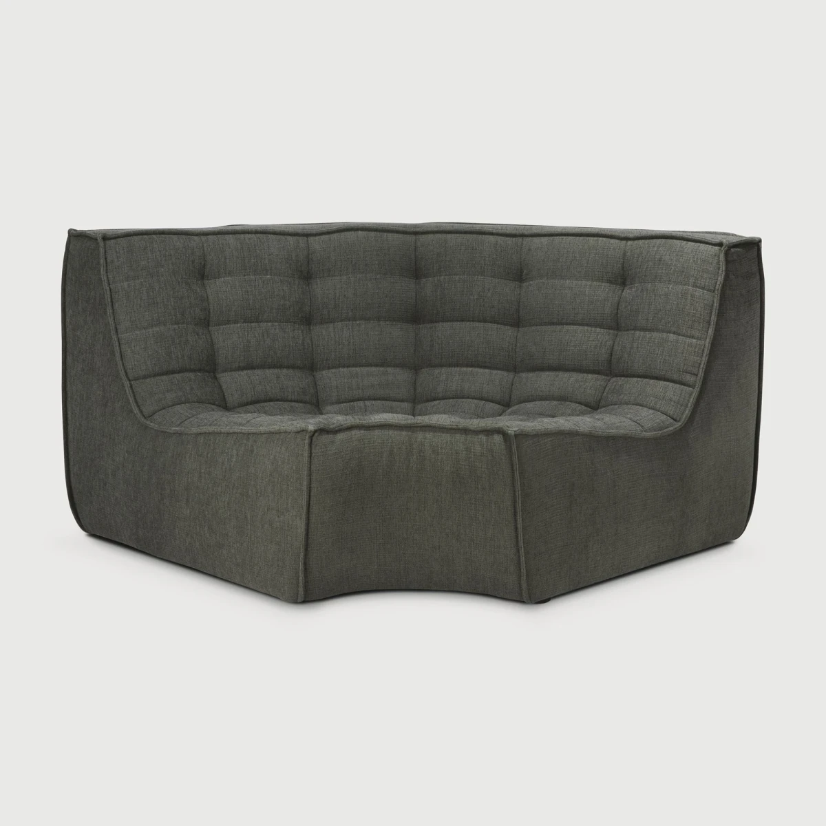 Moduł narożny zaokrąglony sofa N701 Moss Eco Ethnicraft