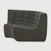 Moduł narożny zaokrąglony sofa N701 Moss Eco Ethnicraft