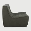 Fotel/Moduł jednoosobowy sofa N701 Moss Eco Ethnicraft
