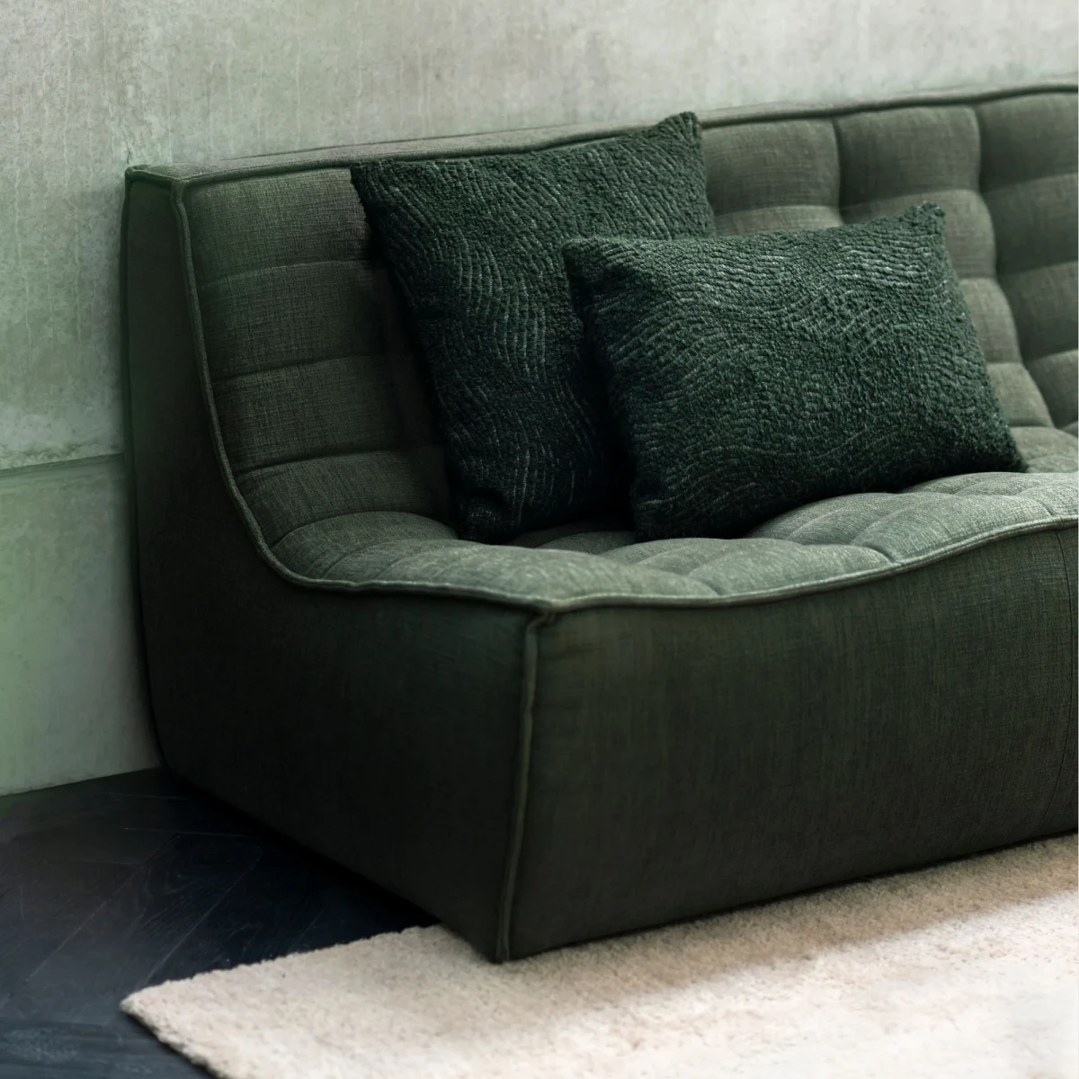 Fotel/Moduł jednoosobowy sofa N701 Moss Eco Ethnicraft