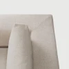 Moduł z podłokietnikiem sofa Mellow Ivory Ethnicraft