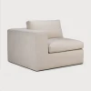 Moduł z podłokietnikiem sofa Mellow Ivory Ethnicraft
