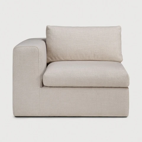Moduł z podłokietnikiem sofa Mellow Ivory Ethnicraft