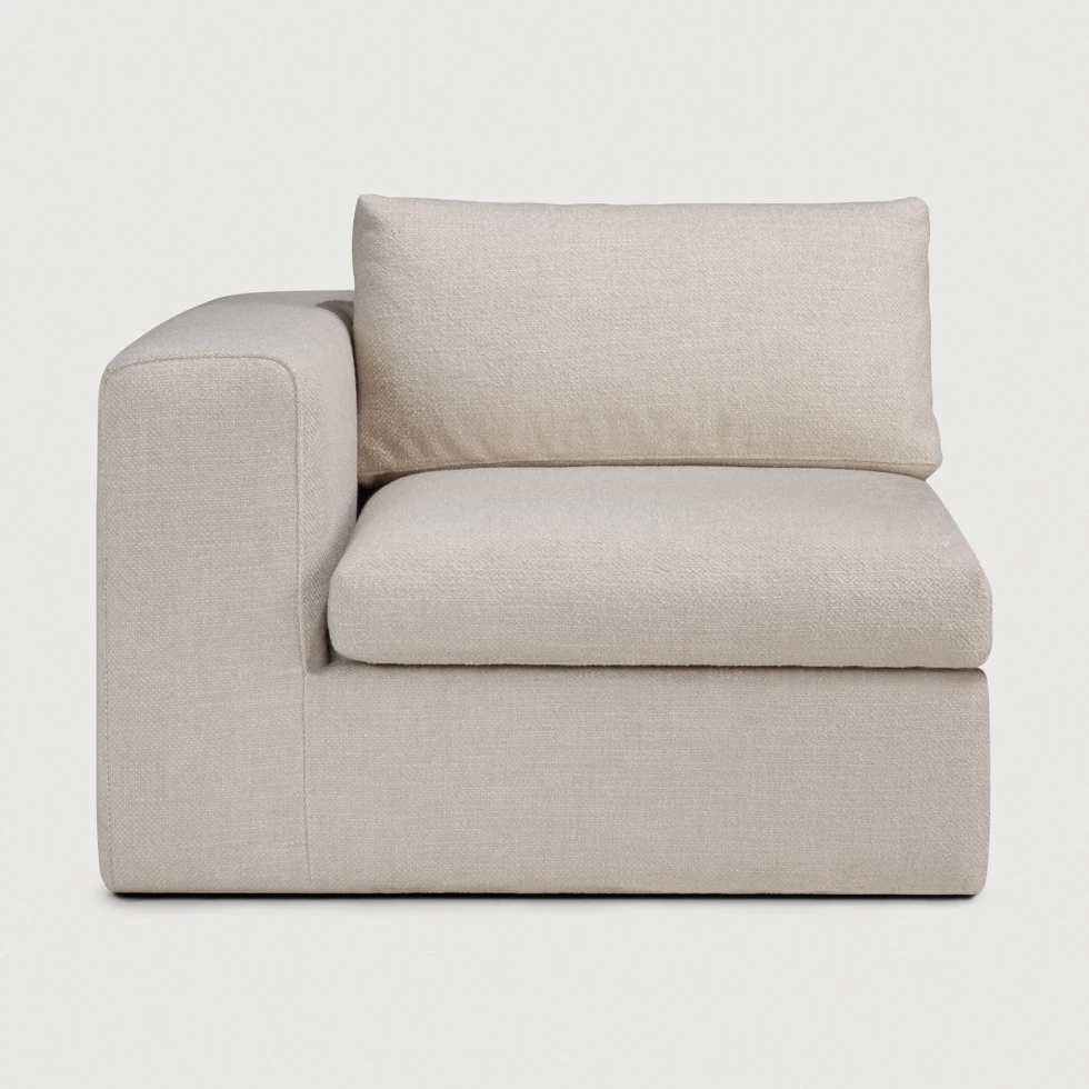 Moduł z podłokietnikiem sofa Mellow Ivory Ethnicraft