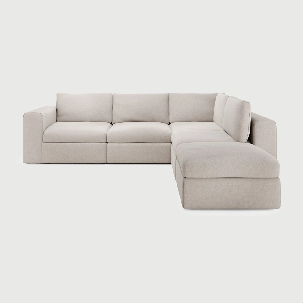 Moduł z podłokietnikiem sofa Mellow Ivory Ethnicraft