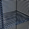 Kredens Perforated Cabinet Large Steel Blue HAY