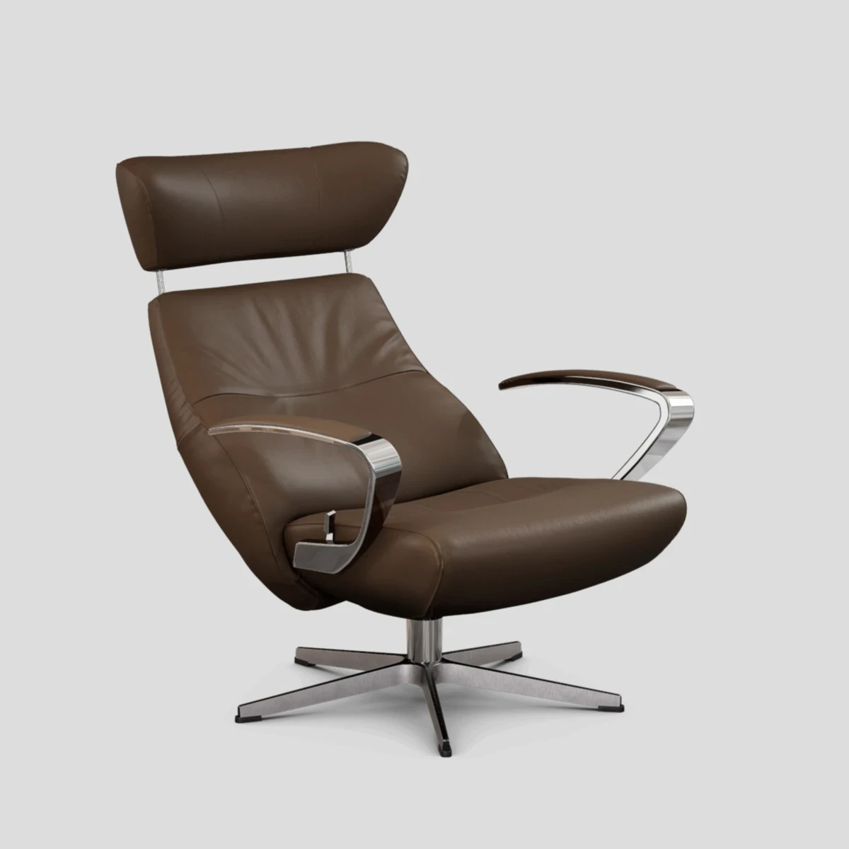 Fotel Style z pamięcią Bolzano Espresso Conform