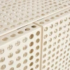 Kredens Perforated Cabinet Large Eggshell HAY