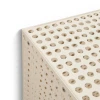 Kredens Perforated Cabinet Large Eggshell HAY
