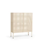 Kredens Perforated Cabinet Medium Eggshell HAY